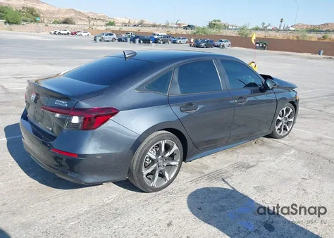 2025 Honda Civic Hybrid Sport/Sport Touring из США, поврежденный, VIN 2HGFE4F84SH337478